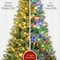 Best Choice Products Pre-Lit Cashmere Christmas Tree Holiday Decor w/ Cordless Connection, 2-in-1 LED Lights